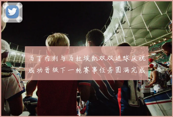 马丁内利与马杜埃凯双双进球庆祝成功晋级下一轮赛事任务圆满完成